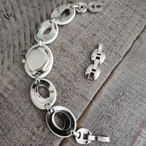 Fossil Ceramic Watch, color white with silver - Picture 3 of 3